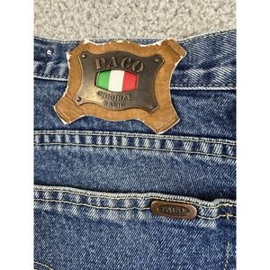VTG Paco Sports International Jeans Mens 40x34 (fits 37x32)* Blue Baggy Skater